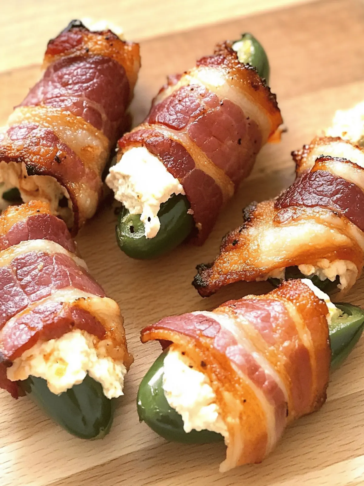 Bacon Wrapped Jalapeno Poppers