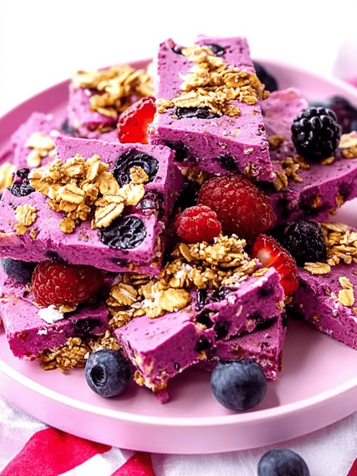 Berry Granola Yogurt Bark – Quick, Toddler-Approved Delight