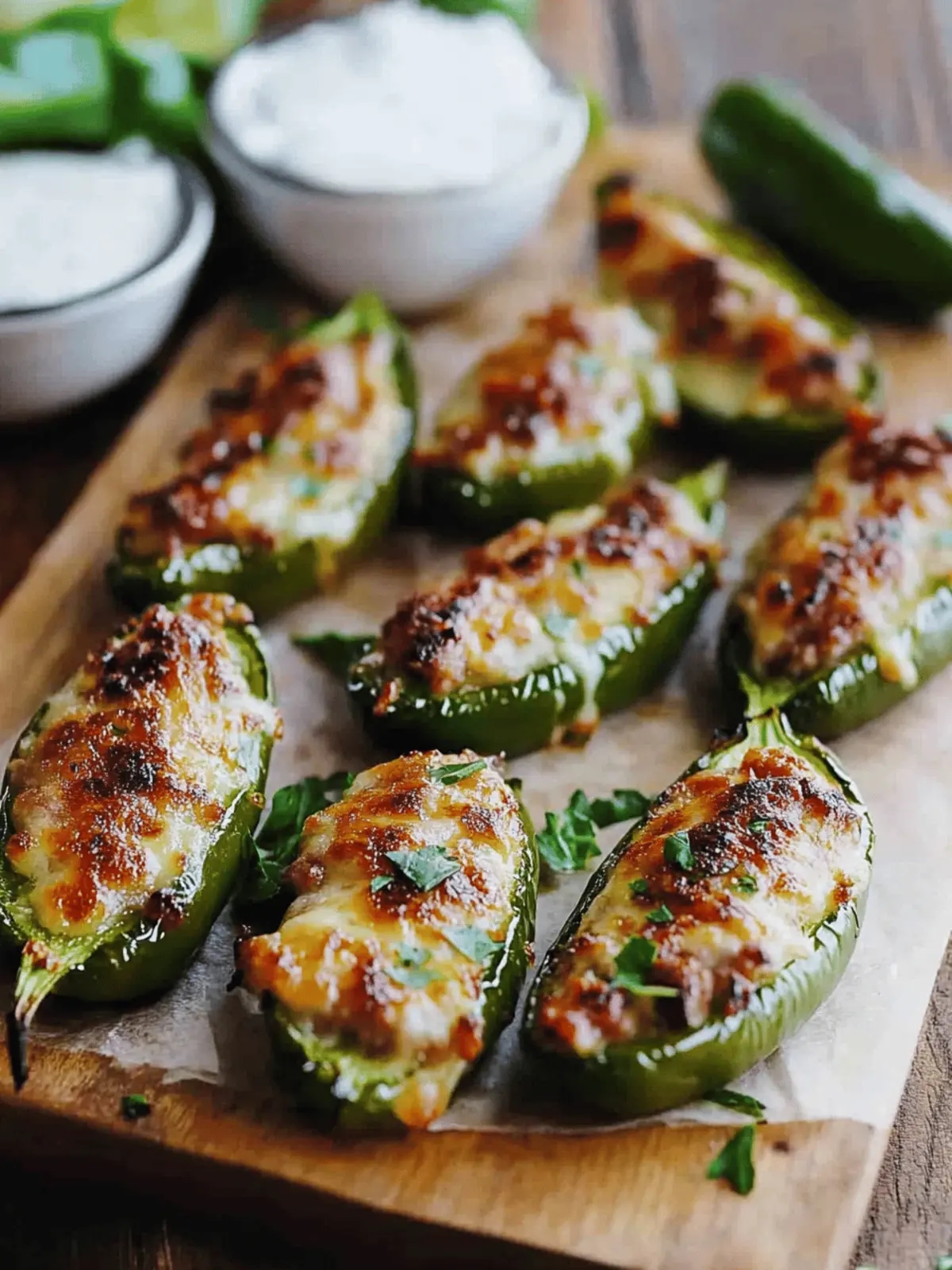 Sausage Jalapeno Poppers