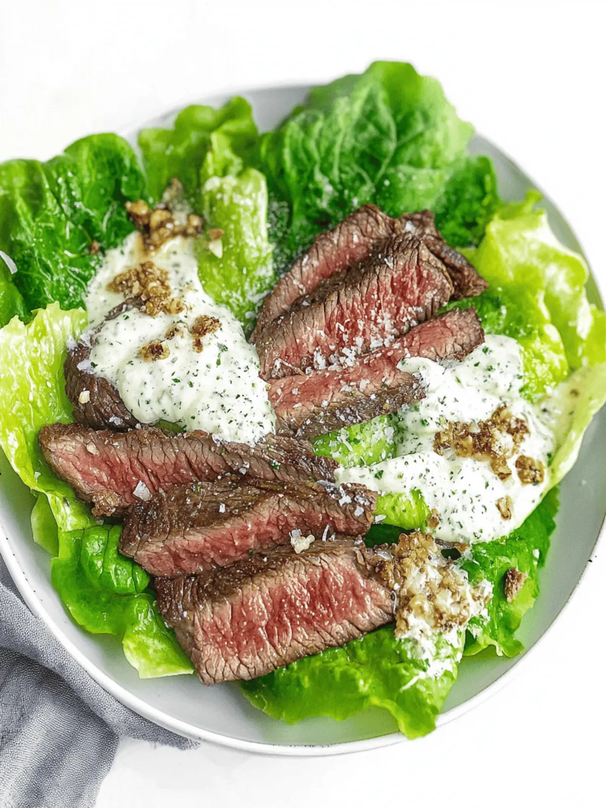 Best Caesar Salad with Steak Recipe