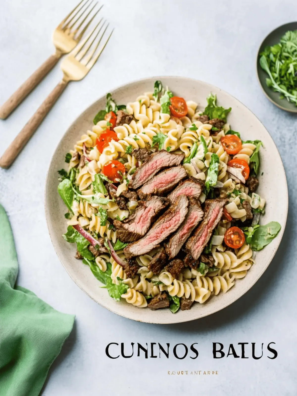 steak pasta salad