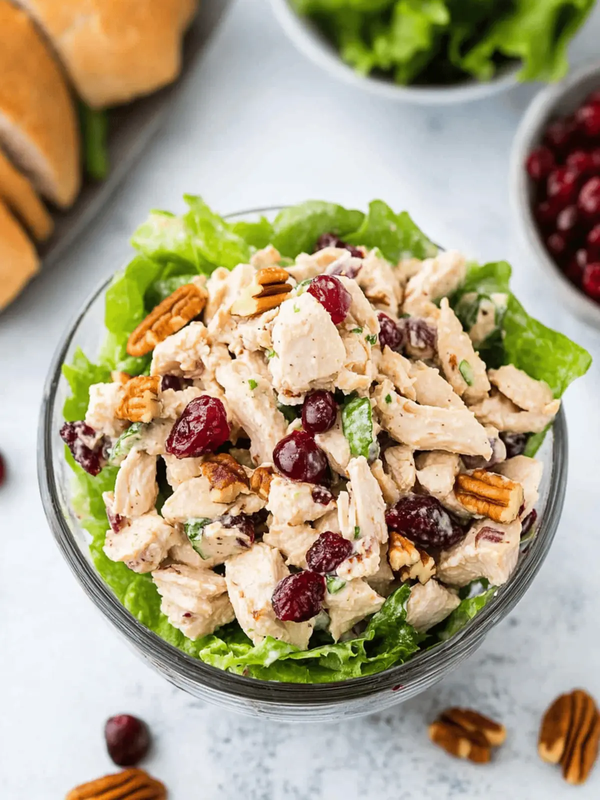 Cranberry Pecan Chicken Salad: A Quick, Creamy Delight