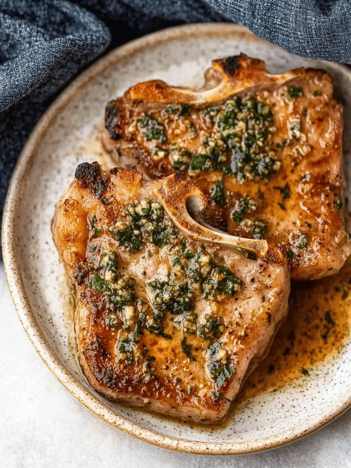 Garlic Butter Pork Chops