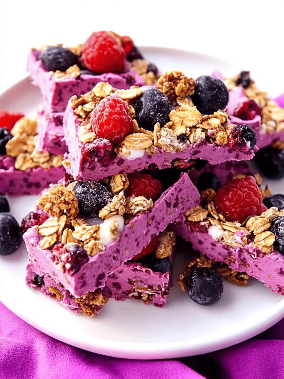 Berry Granola Yogurt Bark – Quick, Toddler-Approved Delight