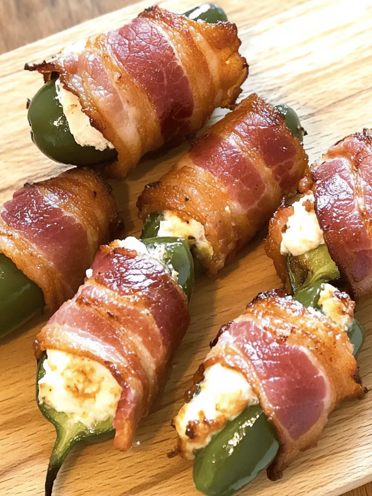 Bacon Wrapped Jalapeno Poppers