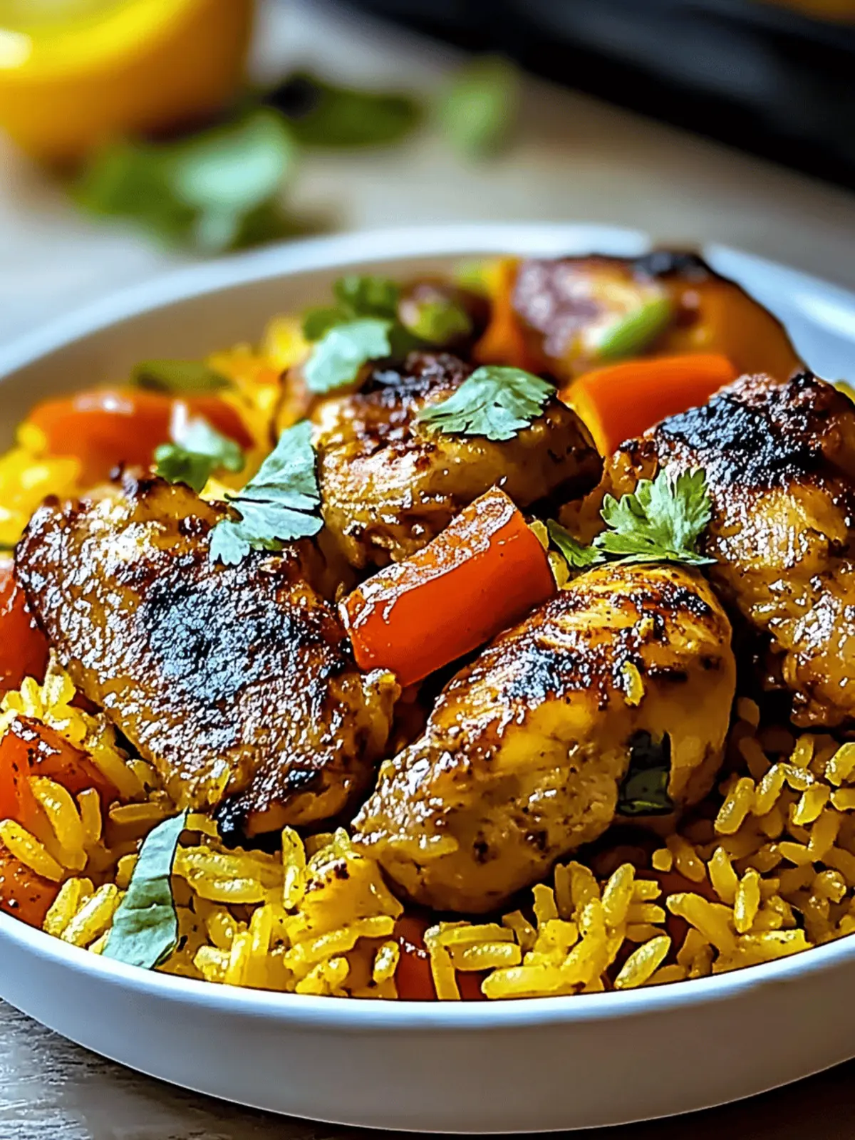 Caribbean Chicken and Rice