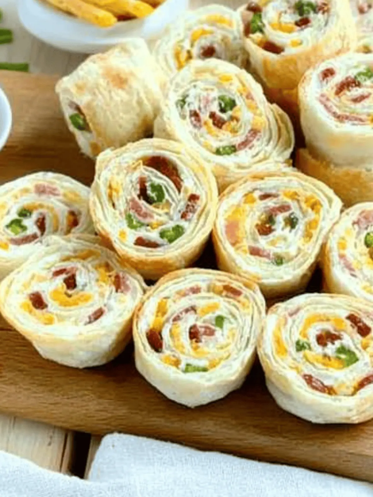 JALAPENO POPPER PINWHEELS – WITH RITZ CRISP & THINS