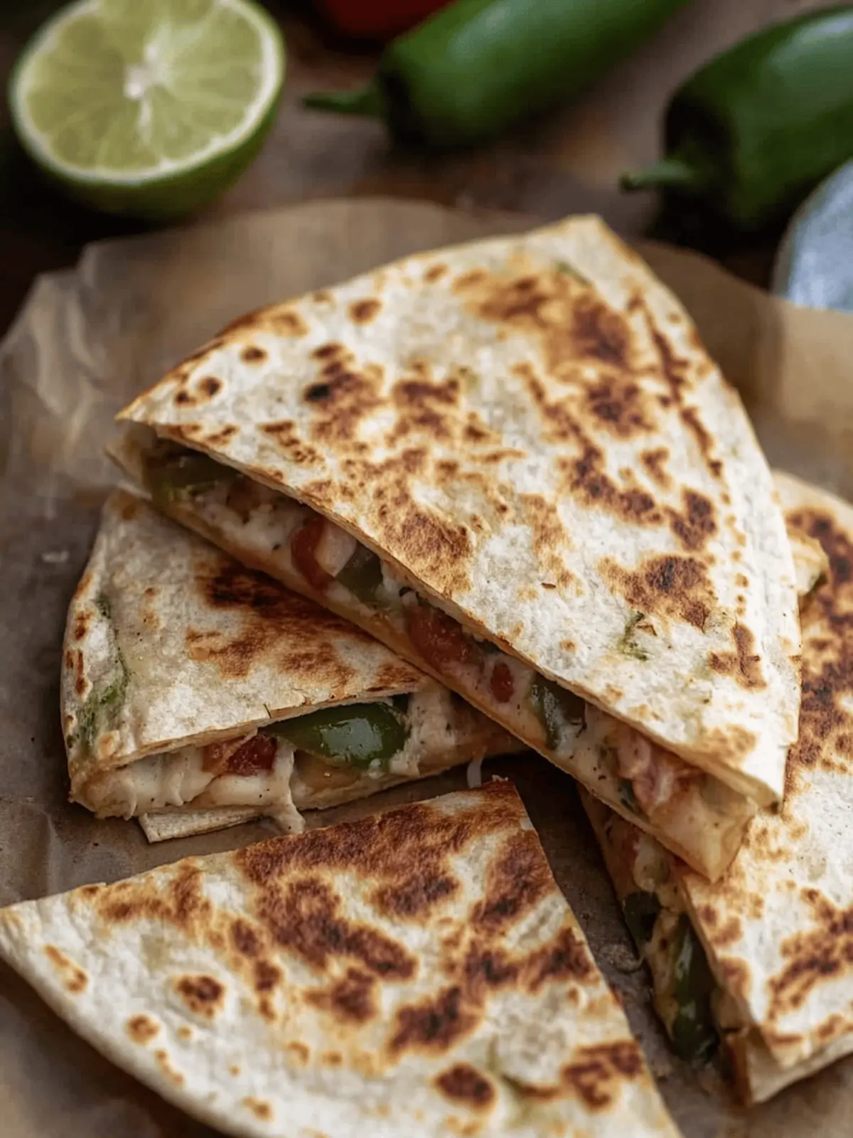 Jalapeno Popper Quesadillas