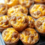 High-Protein Pancake Sausage Mini Muffins