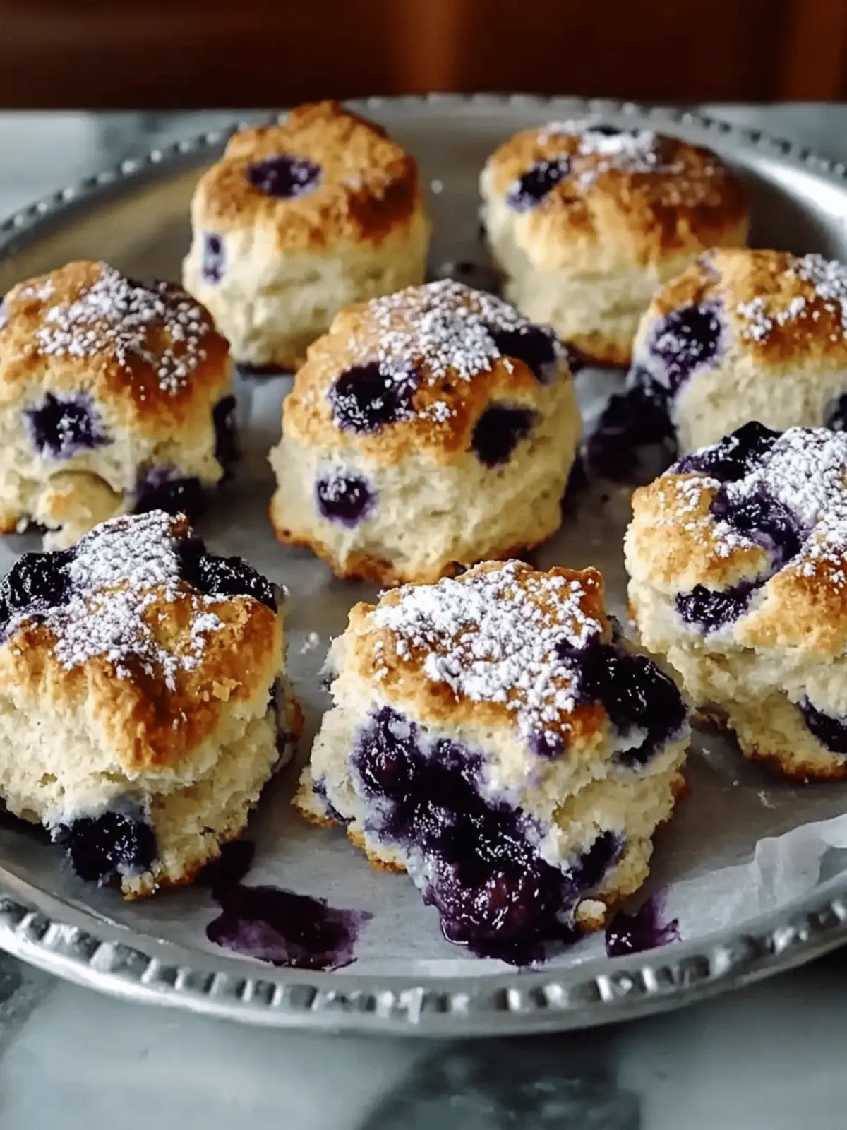 Blueberry Biscuits