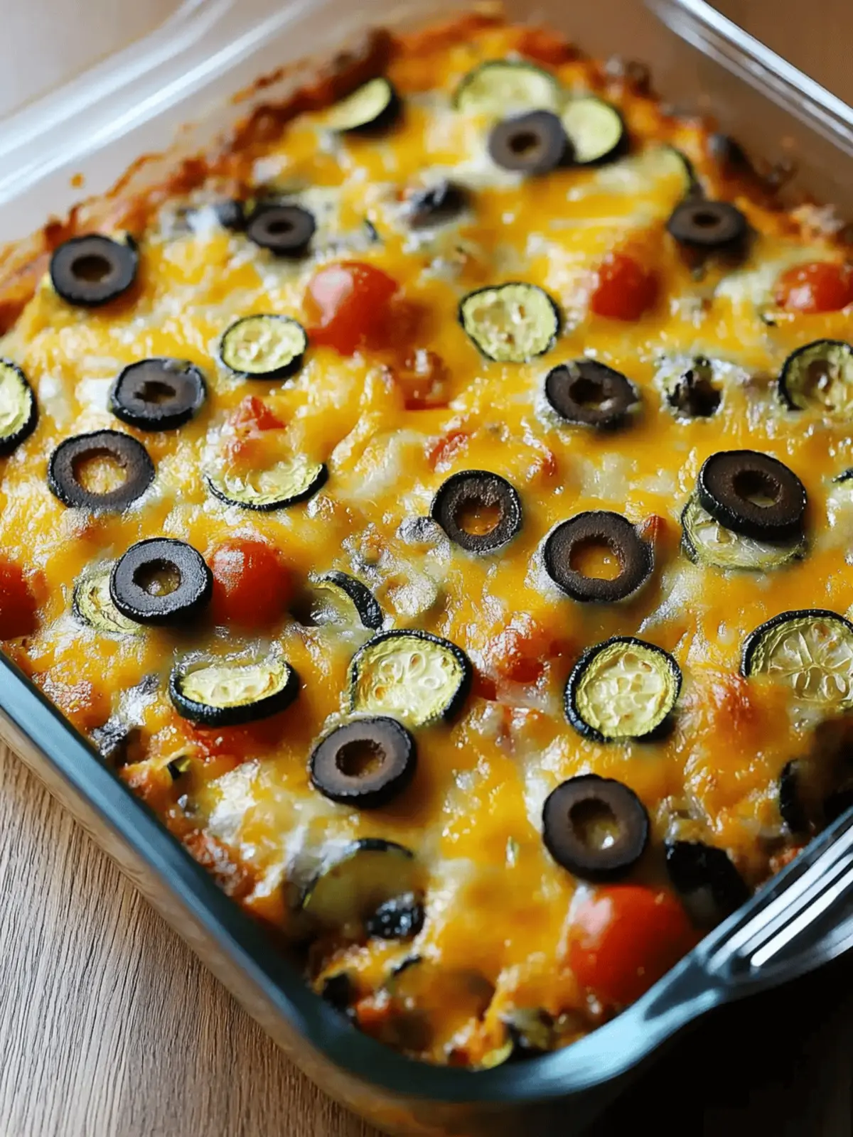 Tex-Mex Zucchini Bake: Easy, Cheesy, and Veggie-Packed!