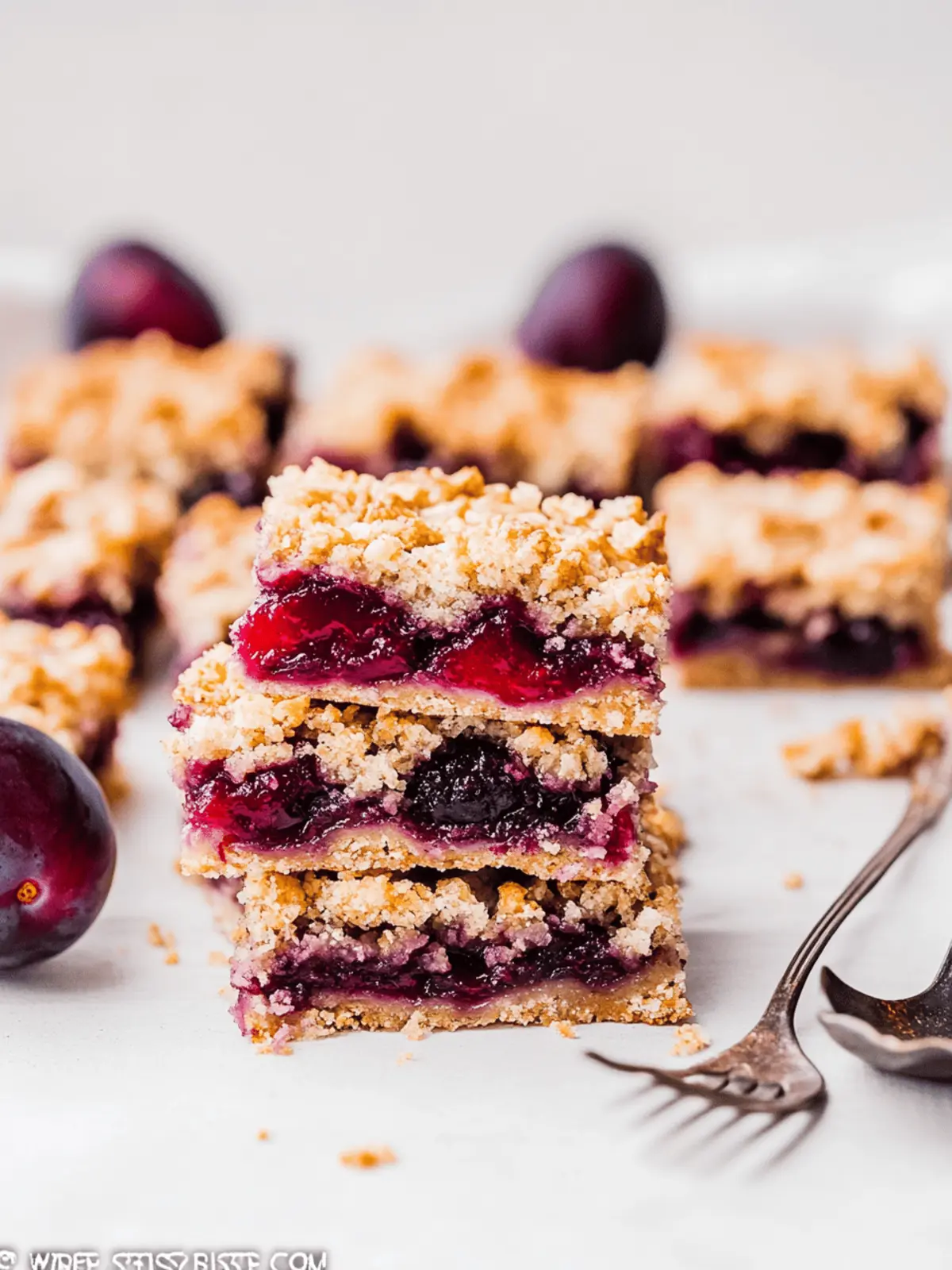 Irresistible Gluten-Free Plum Crumble Bars You’ll Love