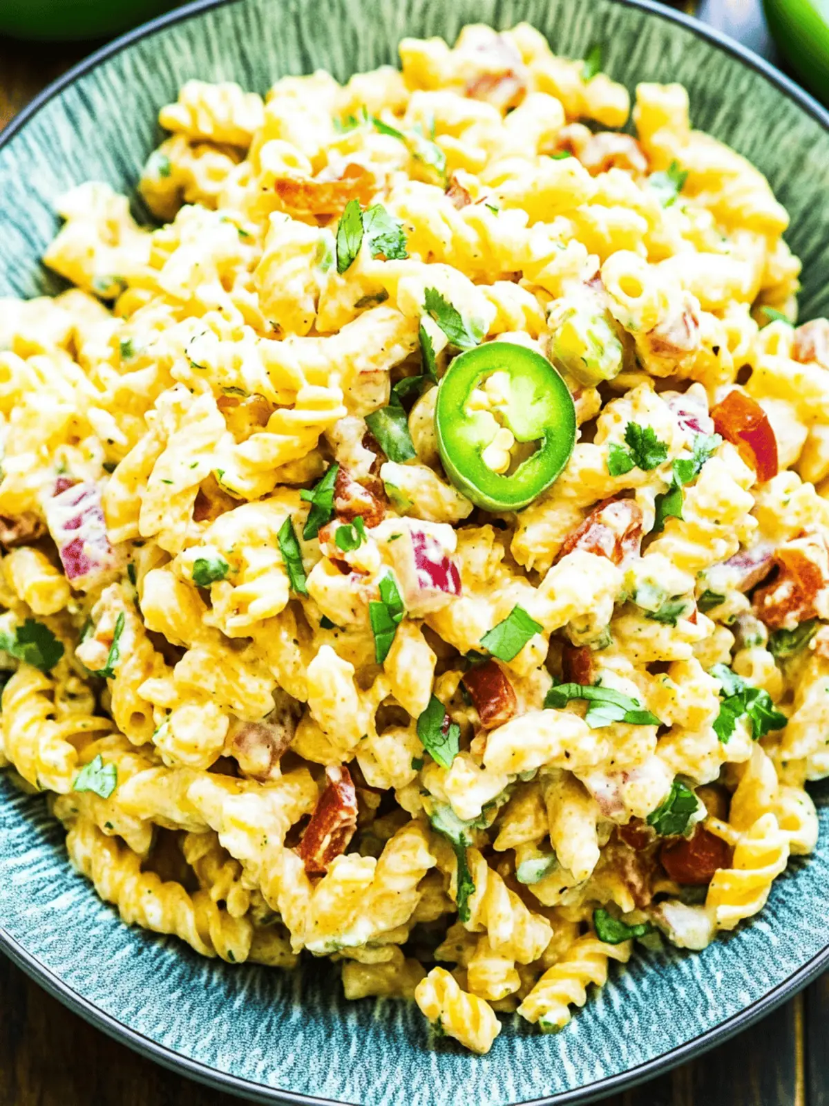 Jalapeno Popper Pasta Salad