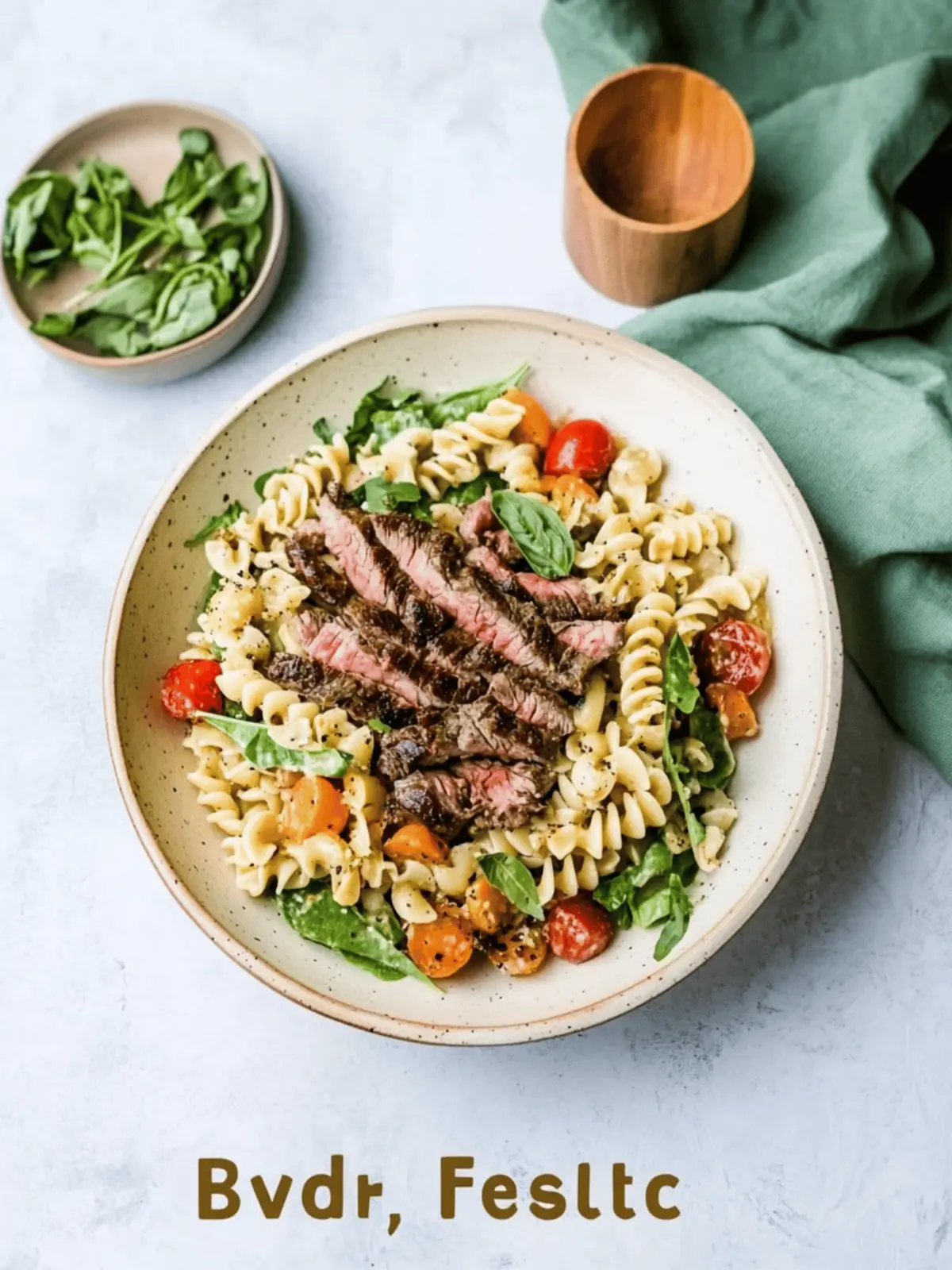 steak pasta salad
