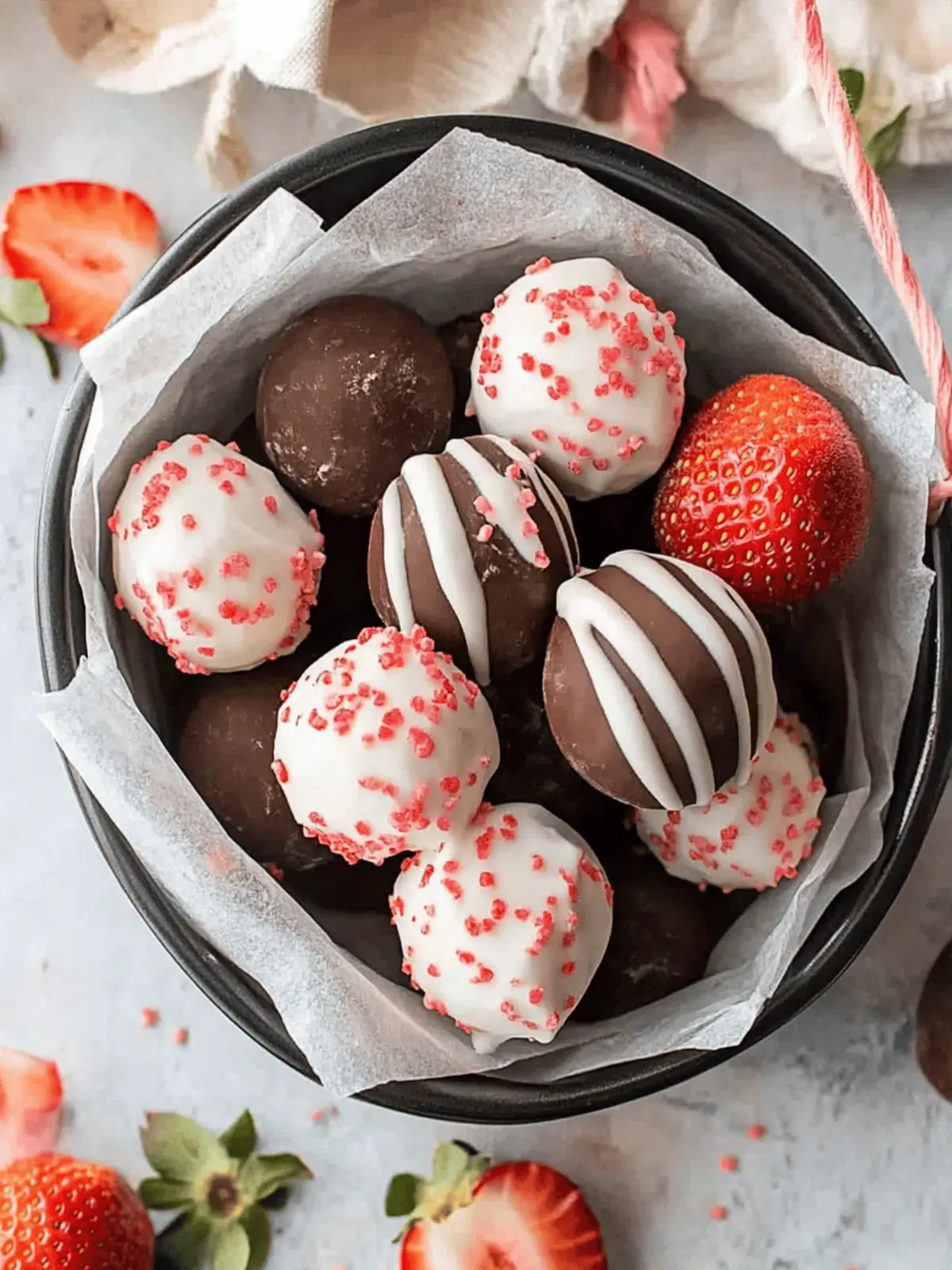 Delicious Strawberry Truffles That Melt in Your Mouth