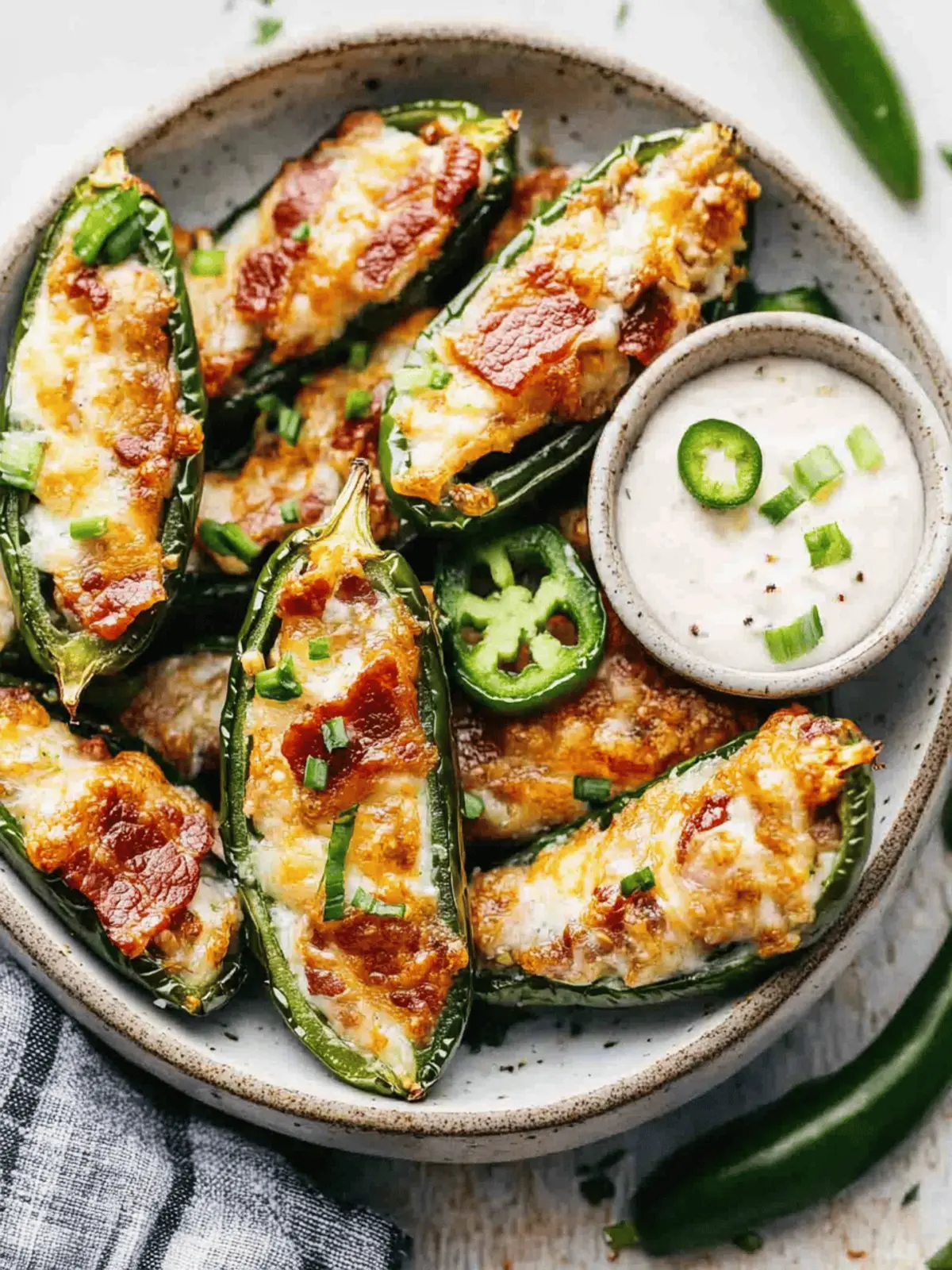 Jalapeño Poppers Recipe with Bacon