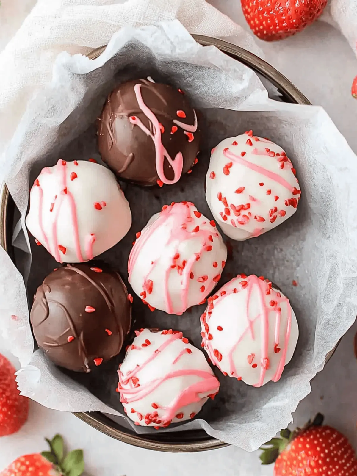 Delicious Strawberry Truffles That Melt in Your Mouth