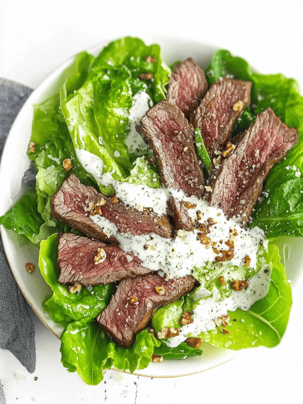Best Caesar Salad with Steak Recipe