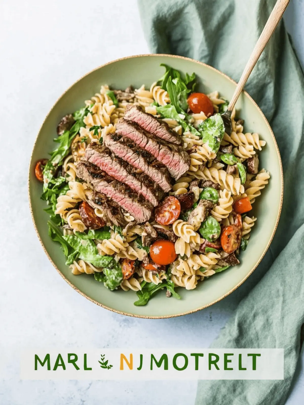 steak pasta salad