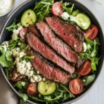 Steak Salad with Creamy Balsamic Vinaigrette