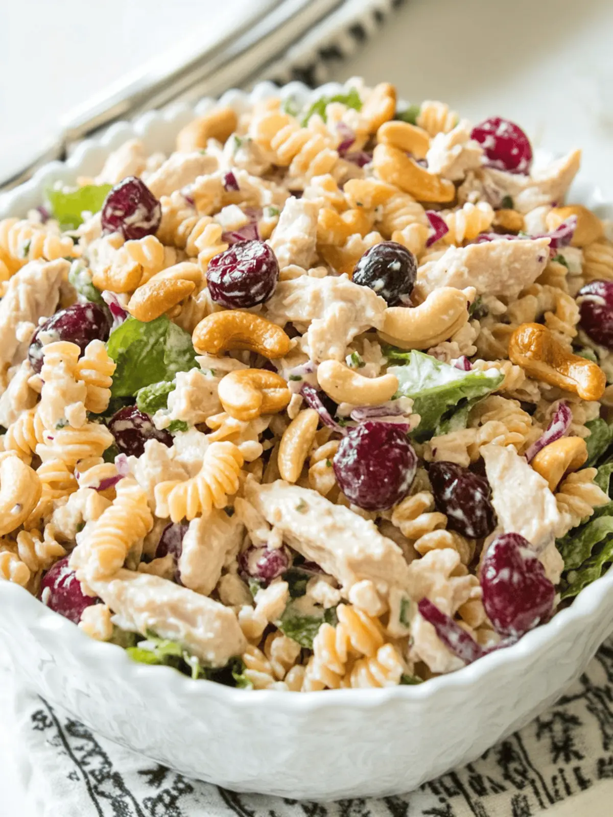 Cashew Chicken Rotini Salad: Your Perfect Summer Recipe