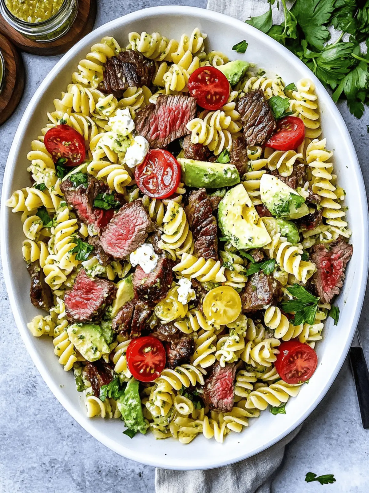 Steak Pasta Salad
