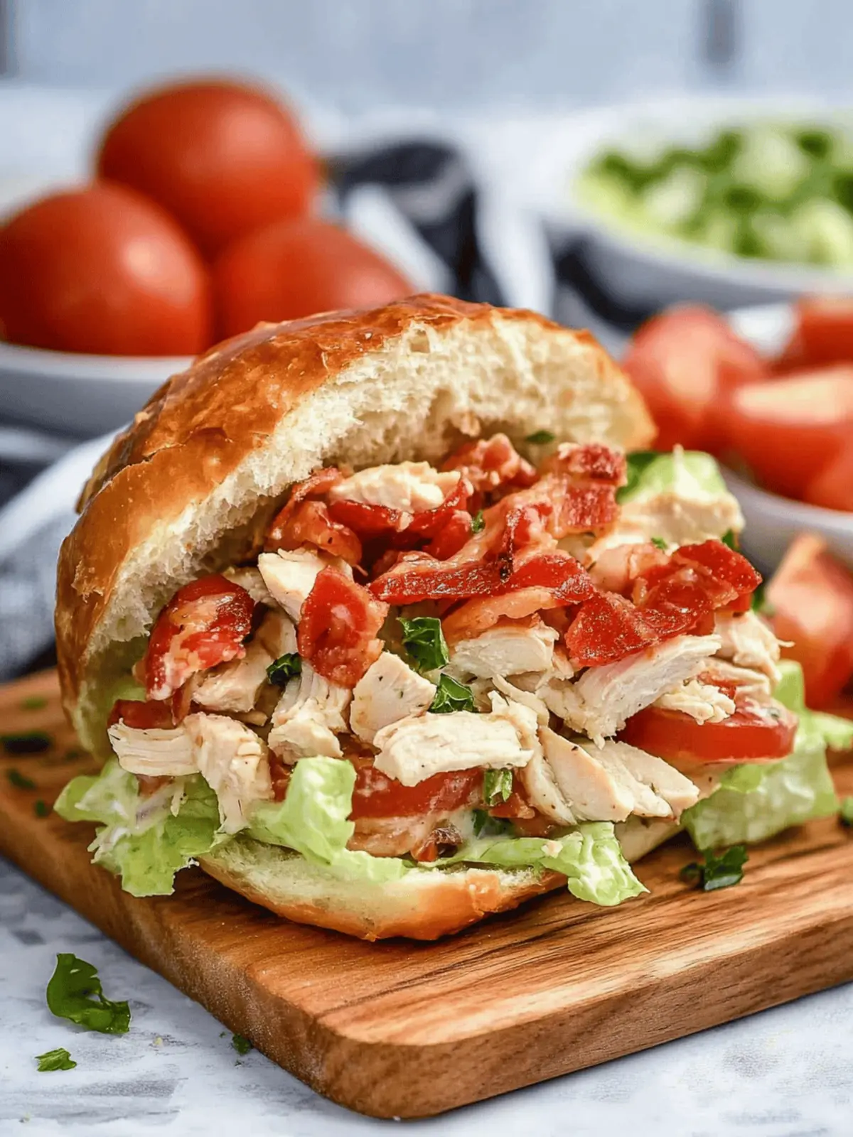 BLT Chicken Salad: Quick, Low Carb Delight for Your Lunch!