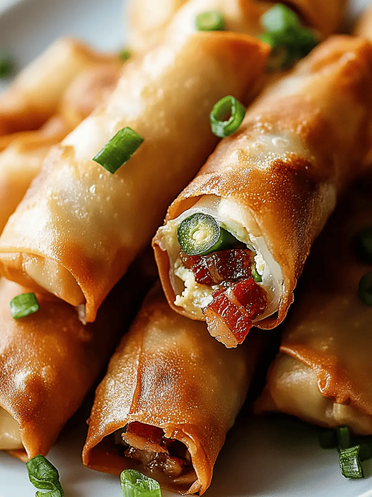Bacon Jalapeno Egg Rolls