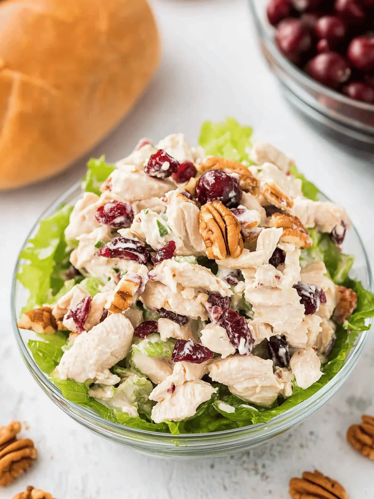 Cranberry Pecan Chicken Salad
