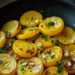 Simple Roasted Patty Pan Squash with Garlic and Herbs