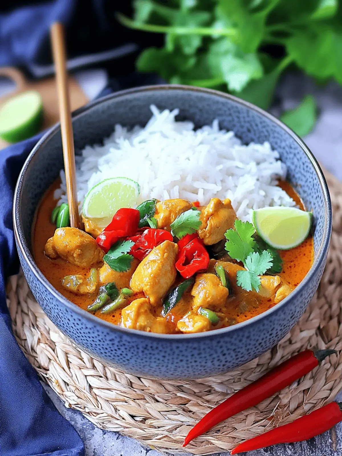 Easy Thai Red Chicken Curry