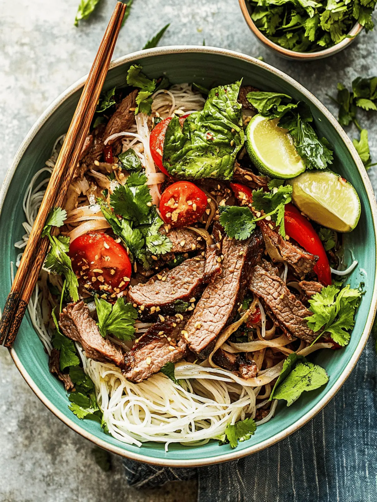 Thai Beef and Noodle Salad (Yum Nua)