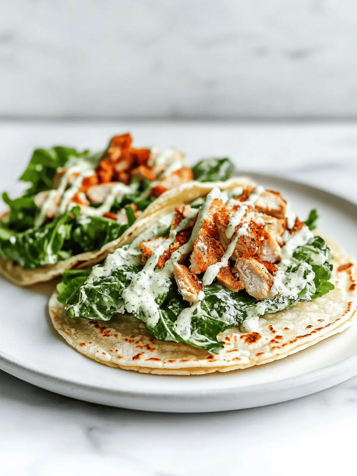 Smash Chicken Caesar Tacos: Quick, Crispy & Totally Yum