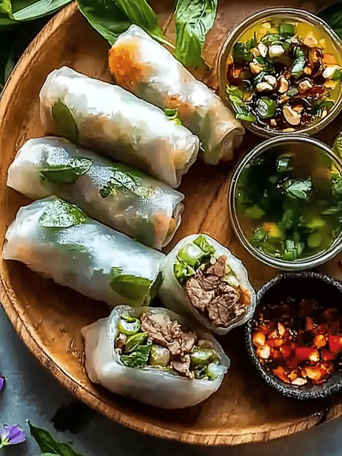 Thai Basil Beef Rolls: An Amazing Ultimate 5-Ingredient Dinner