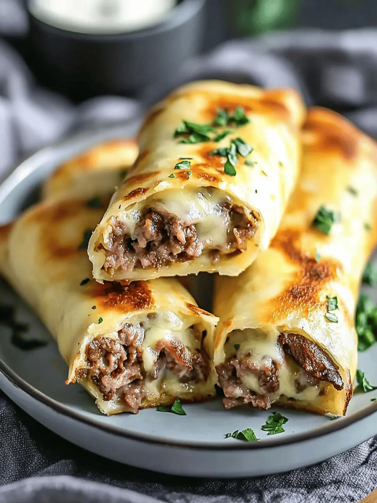 Keto Philly Cheesesteak Rolls – Tasty & Easy Low-Carb Delight