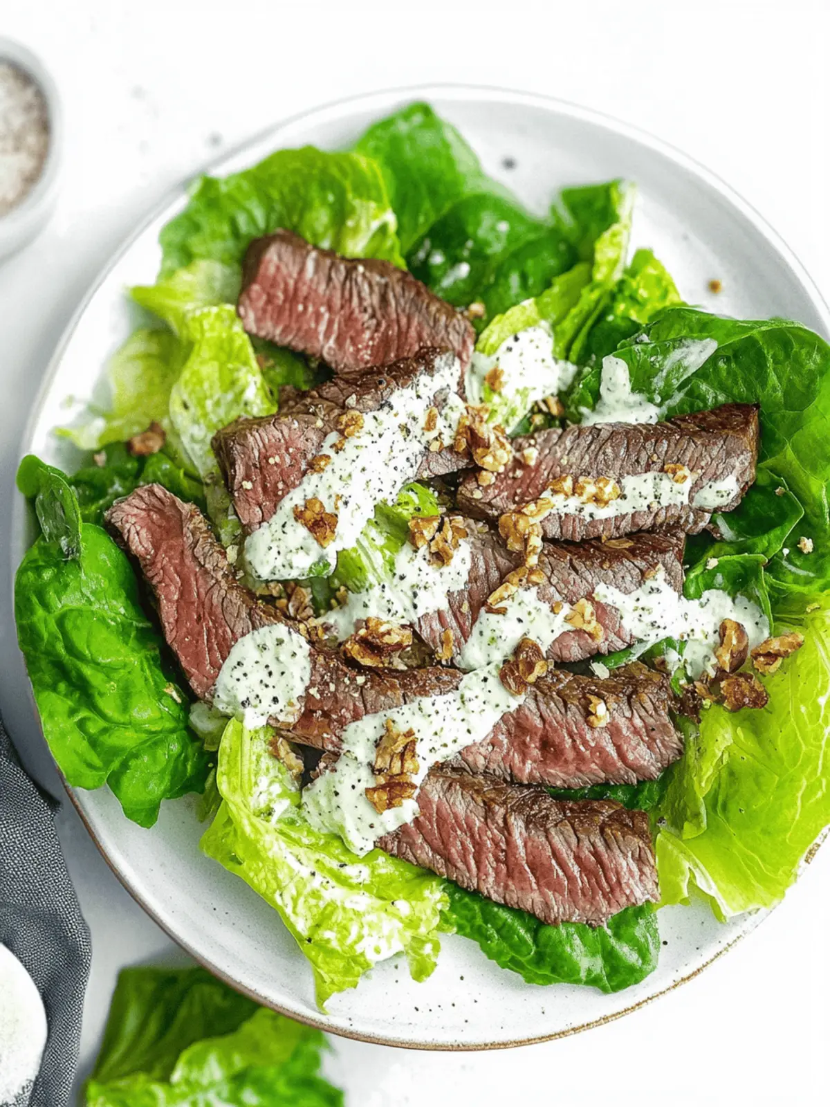 Best Caesar Salad with Steak Recipe