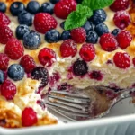 High Protein Triple Berry Bake – Healthy Breakfast Recipe