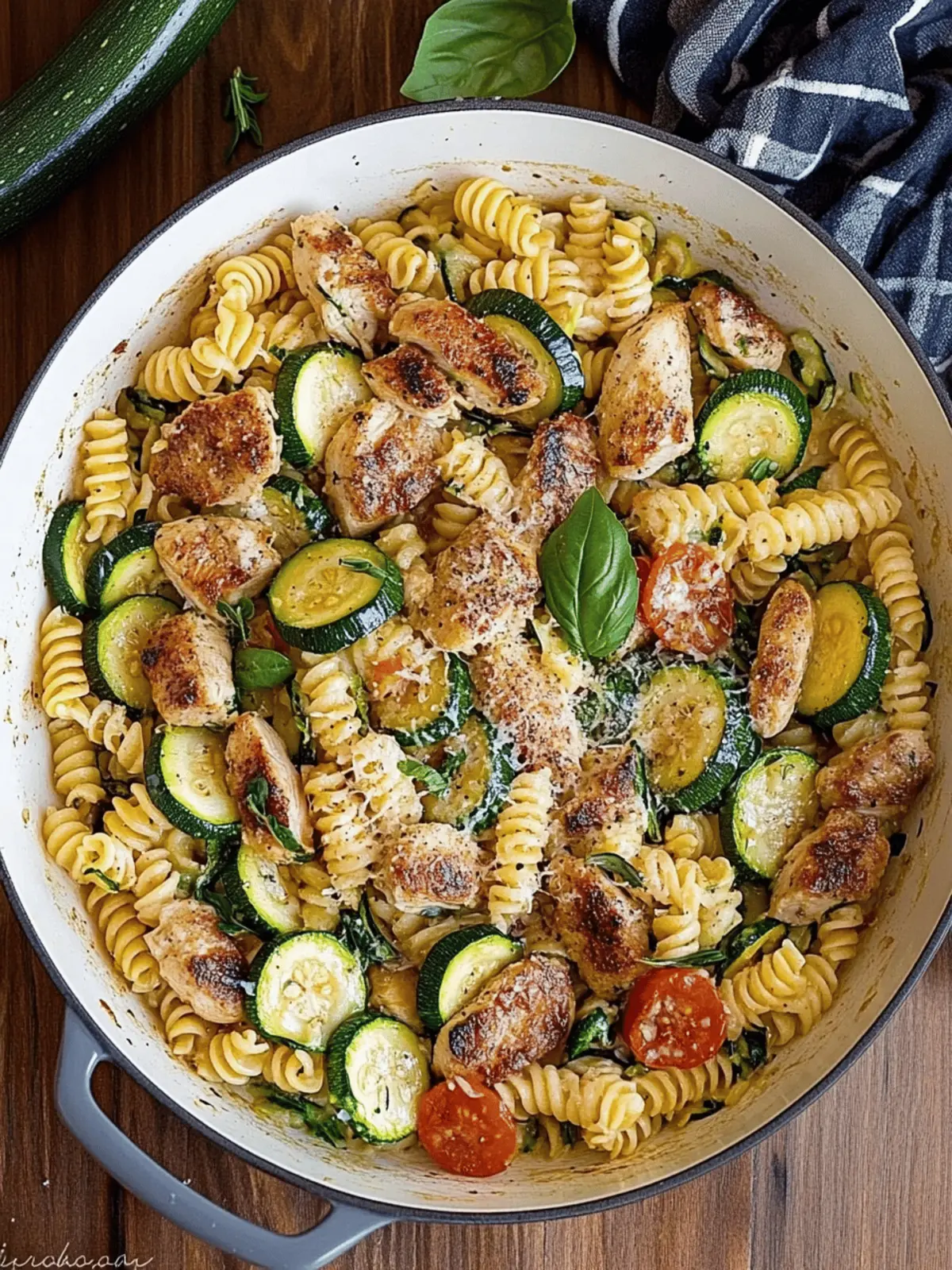 Chicken Zucchini Pasta Skillet: Easy, Fresh, & Flavor Packed!