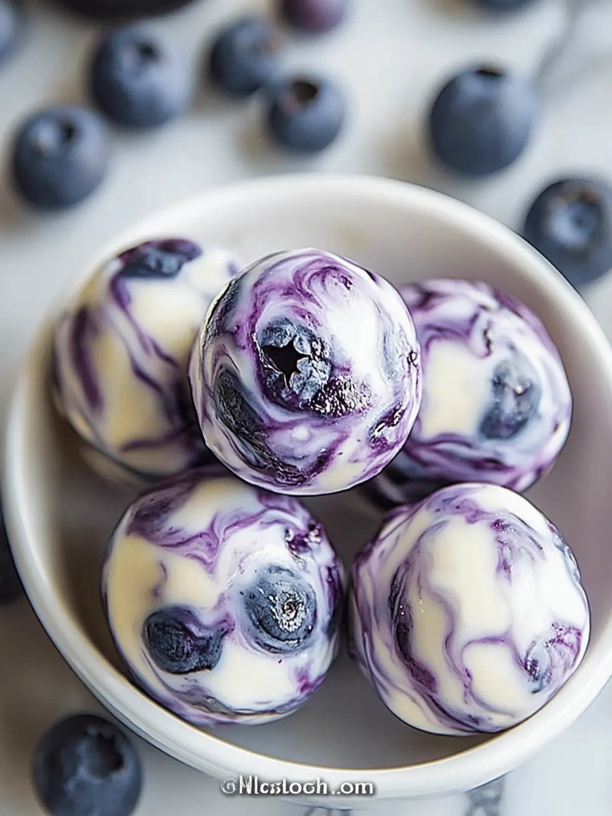 Blueberry Swirl Yogurt Bites: Your New Favorite Healthy Snack