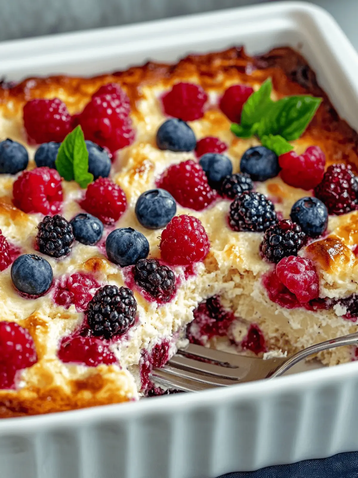 High Protein Triple Berry Bake – Your Best Healthy Breakfast Recipe