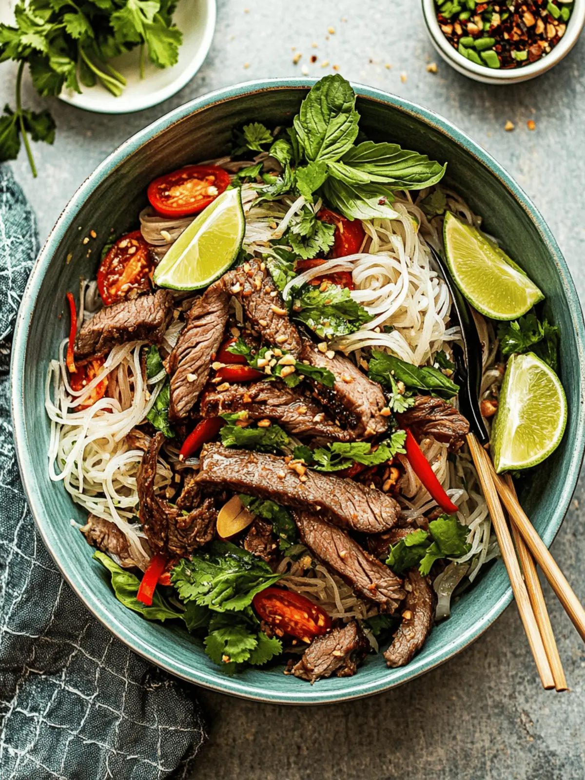 Thai Beef and Noodle Salad (Yum Nua)