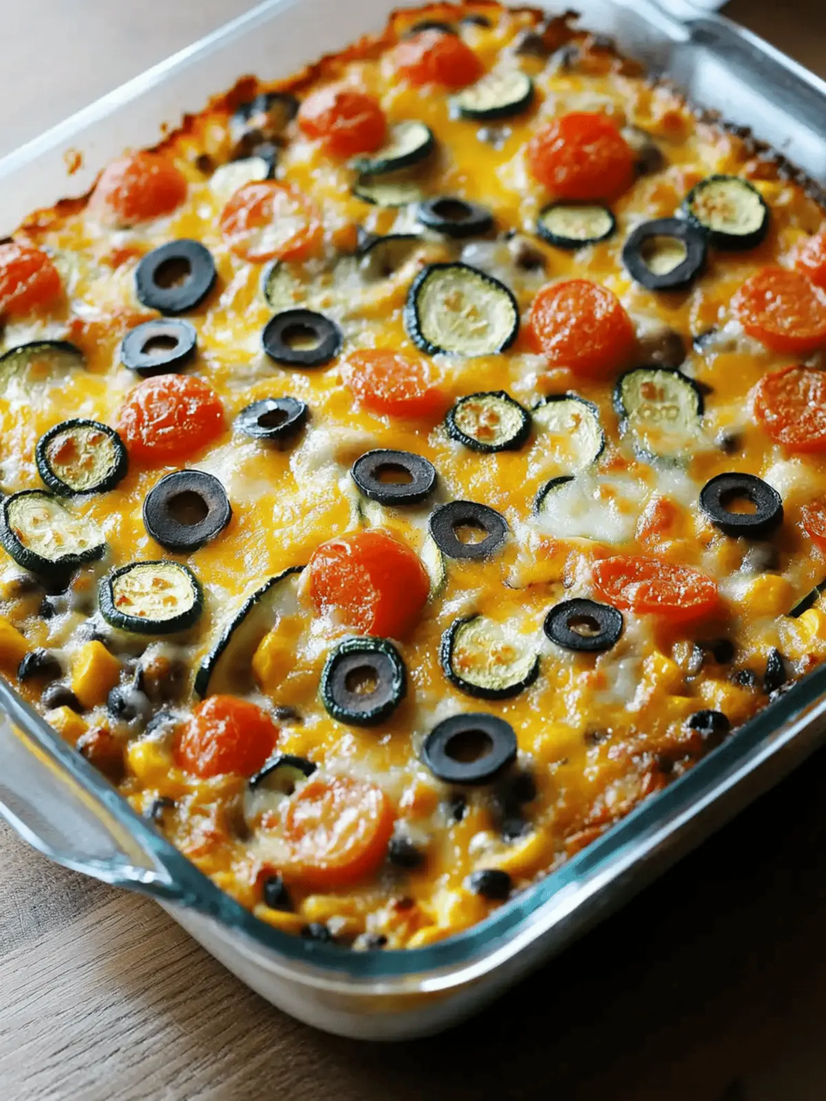 Tex-Mex Zucchini Bake: Easy, Cheesy, and Veggie-Packed!
