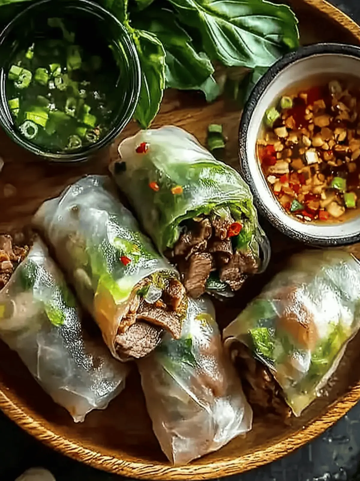 Thai Basil Beef Rolls: An Amazing Ultimate 5-Ingredient Dinner