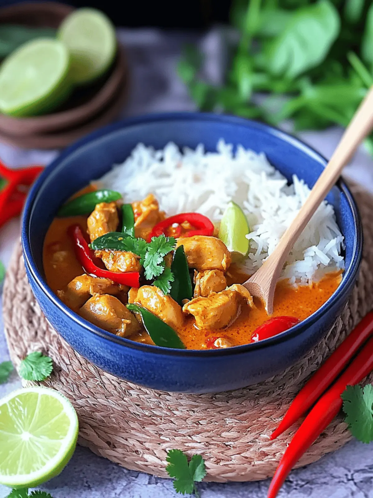 Easy Thai Red Chicken Curry