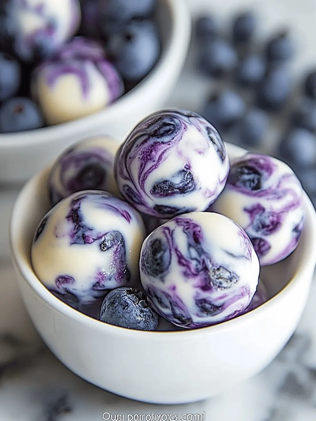 Blueberry Swirl Yogurt Bites: Your New Favorite Healthy Snack