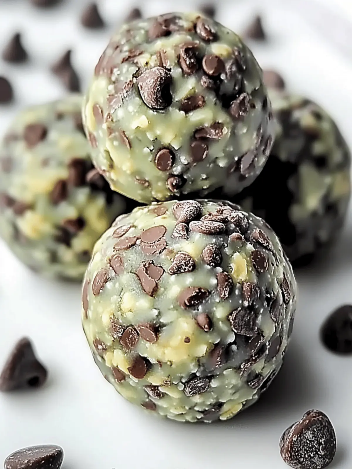Mint Chocolate Chip Protein Balls: Irresistibly Healthy Treats