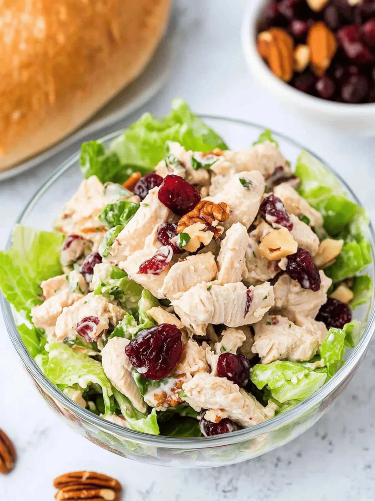 Cranberry Pecan Chicken Salad: A Quick, Creamy Delight
