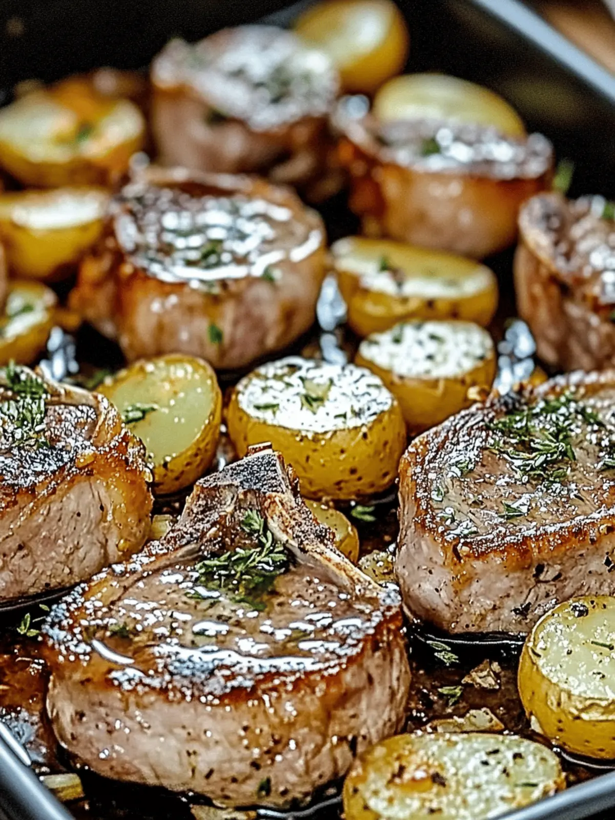 Sheet Pan Pork Chops and Potatoes: Easy 30-Minute Delight