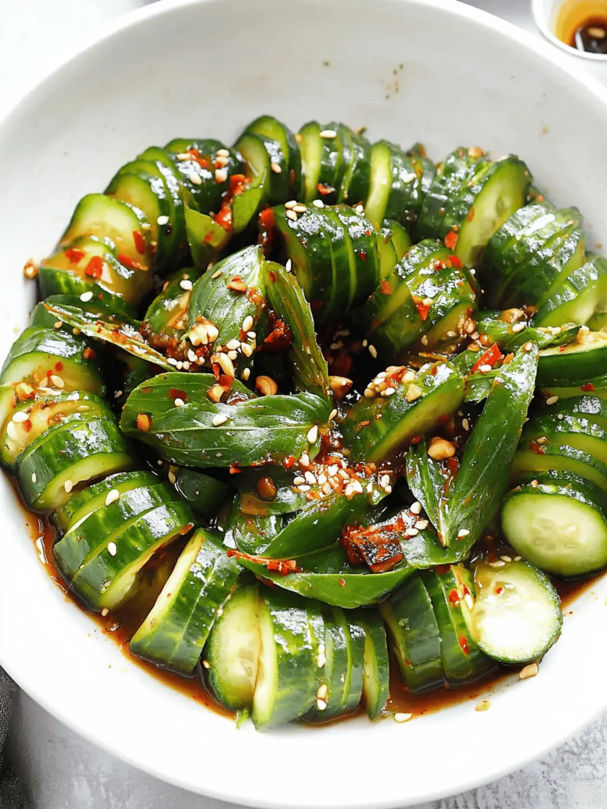 Spicy Asian Cucumber Salad