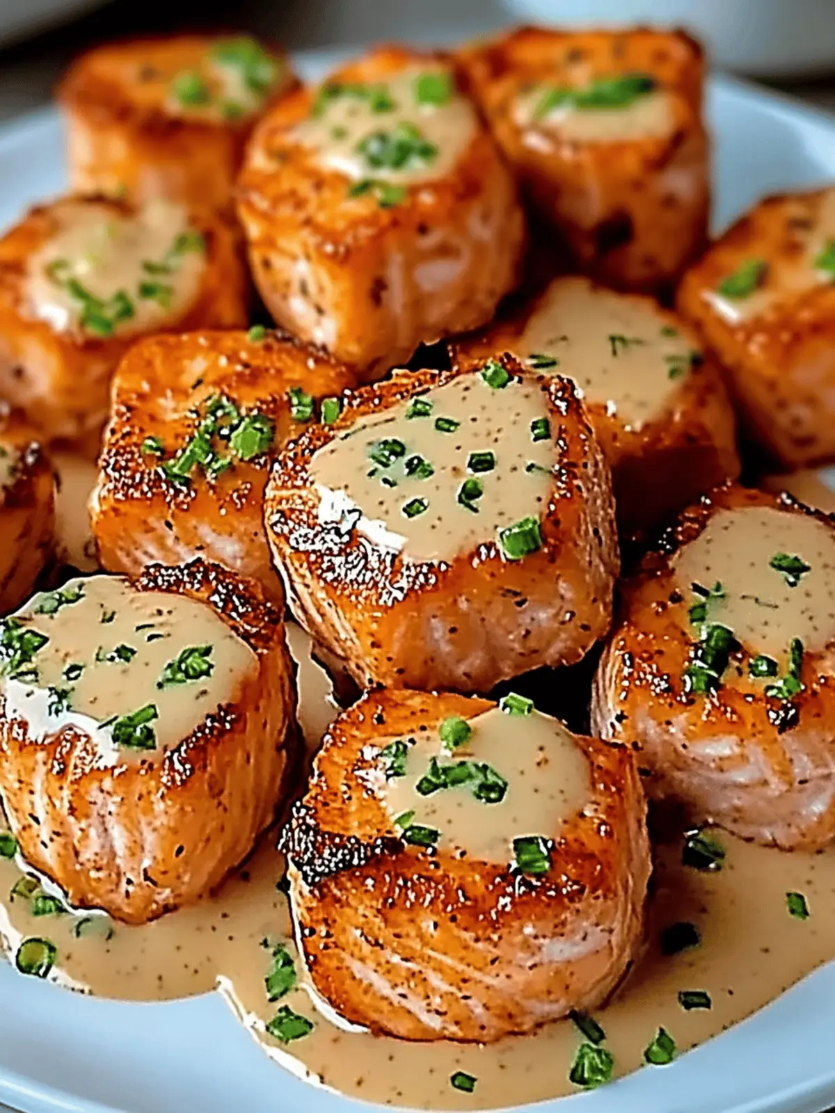 Crispy Bang Bang Salmon Bites